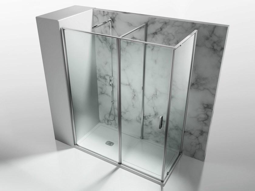 VISMARAVETRO Угловая душевая кабина из закаленного стекла In-out sun-id-1411005 - Вид №3