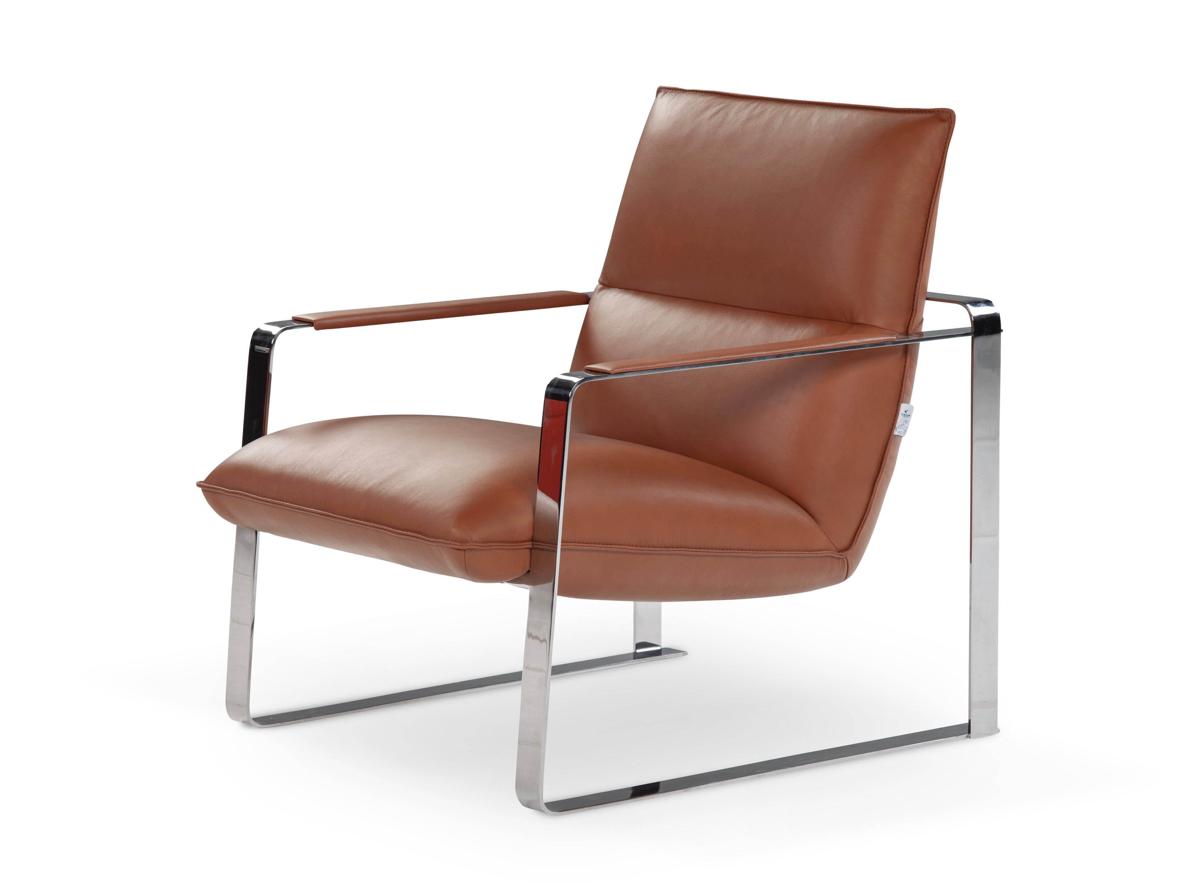 Кожаное кресло с подлокотниками Calia Italia премиум ARCH-00127654