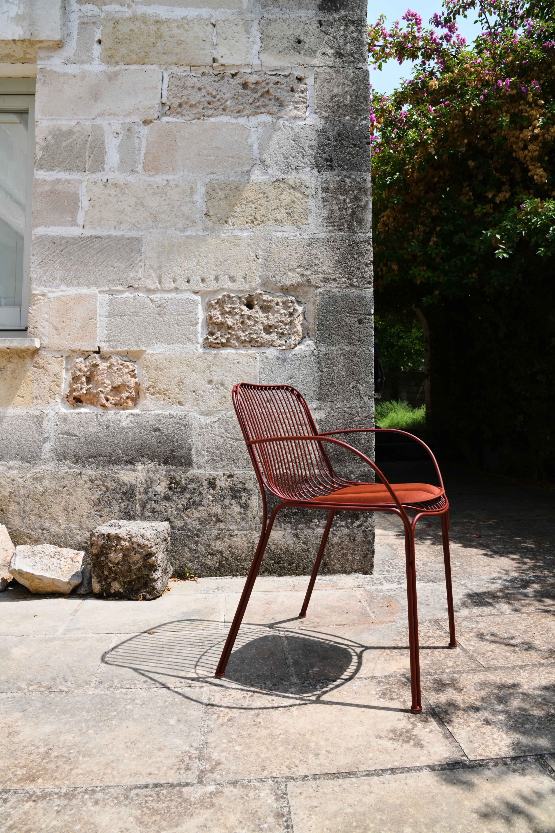 Садовое кресло из оцинкованной стали с подлокотниками Kartell Hiray ARCH-00023040 - Вид №45