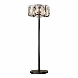 Торшер Harlow Crystal 3 от Delight Collection KR0354F-3 DELIGHT COLLECTION ЭЛИТНЫЕ 246472 Прозрачный;черный