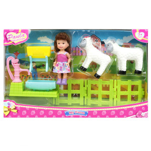 MC23602b Игровой набор "В деревне" с овечками Paula