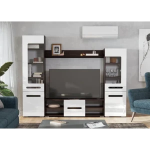 91622074 Модульная стенка Sv-Мебель МГС 6 240.30x190x37 см цвет венге STLM-1387530