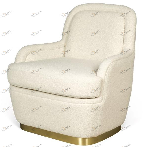 JOSÉ LEITE DE CASTRO Кресло из ткани с подлокотниками  12710068 