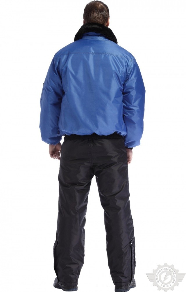 61557 Куртка "Алабама" зимняя василек  Зимняя спецодежда  размер 56-58/170-176  - Вид №2