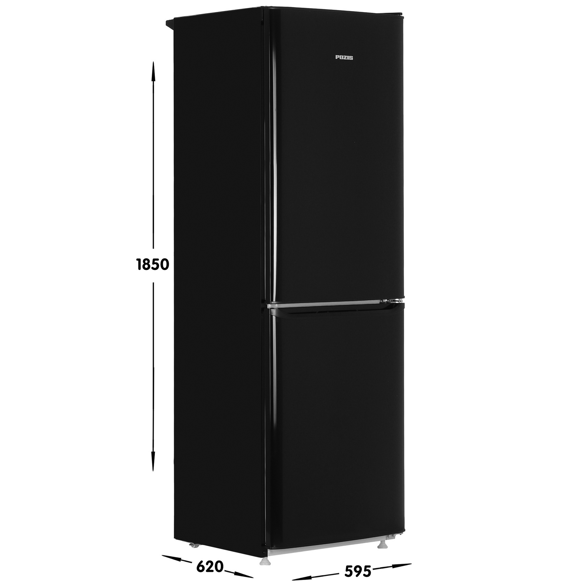 1098698 Холодильник с морозильником   Pozis RK-139 черный STDN-0068756 - Вид №6