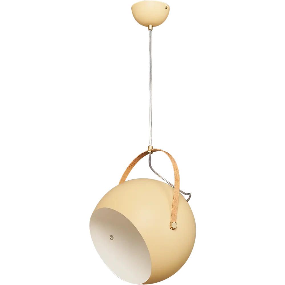 Светильник подвесной Morila, 1 лампа, цвет желтый LAMPLANDIA STLM-2094567