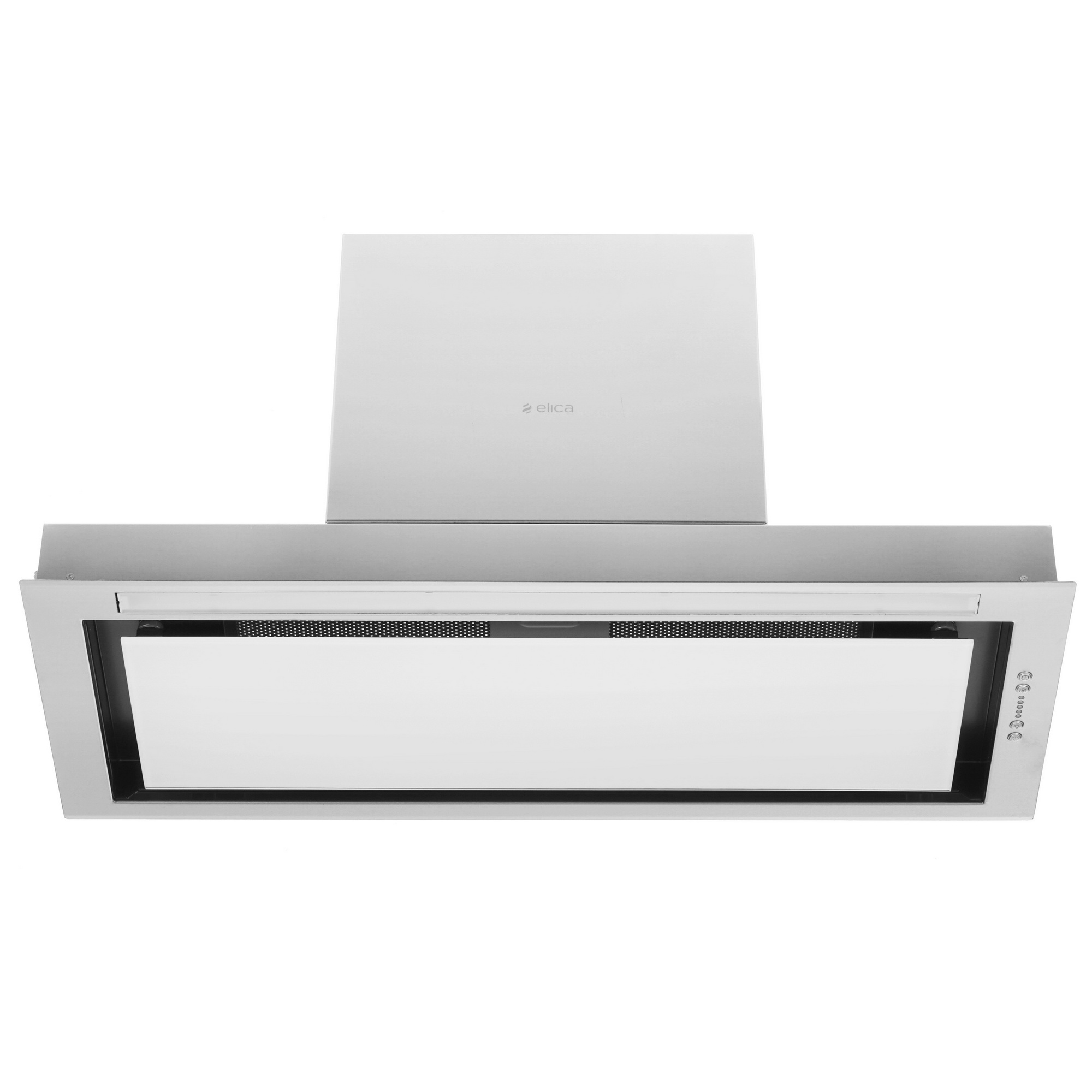 1223413 Вытяжка полновстраиваемая Elica HIDDEN 2.0 IXGL/A/90 белый/серебристый STDN-0150537 - Вид №1