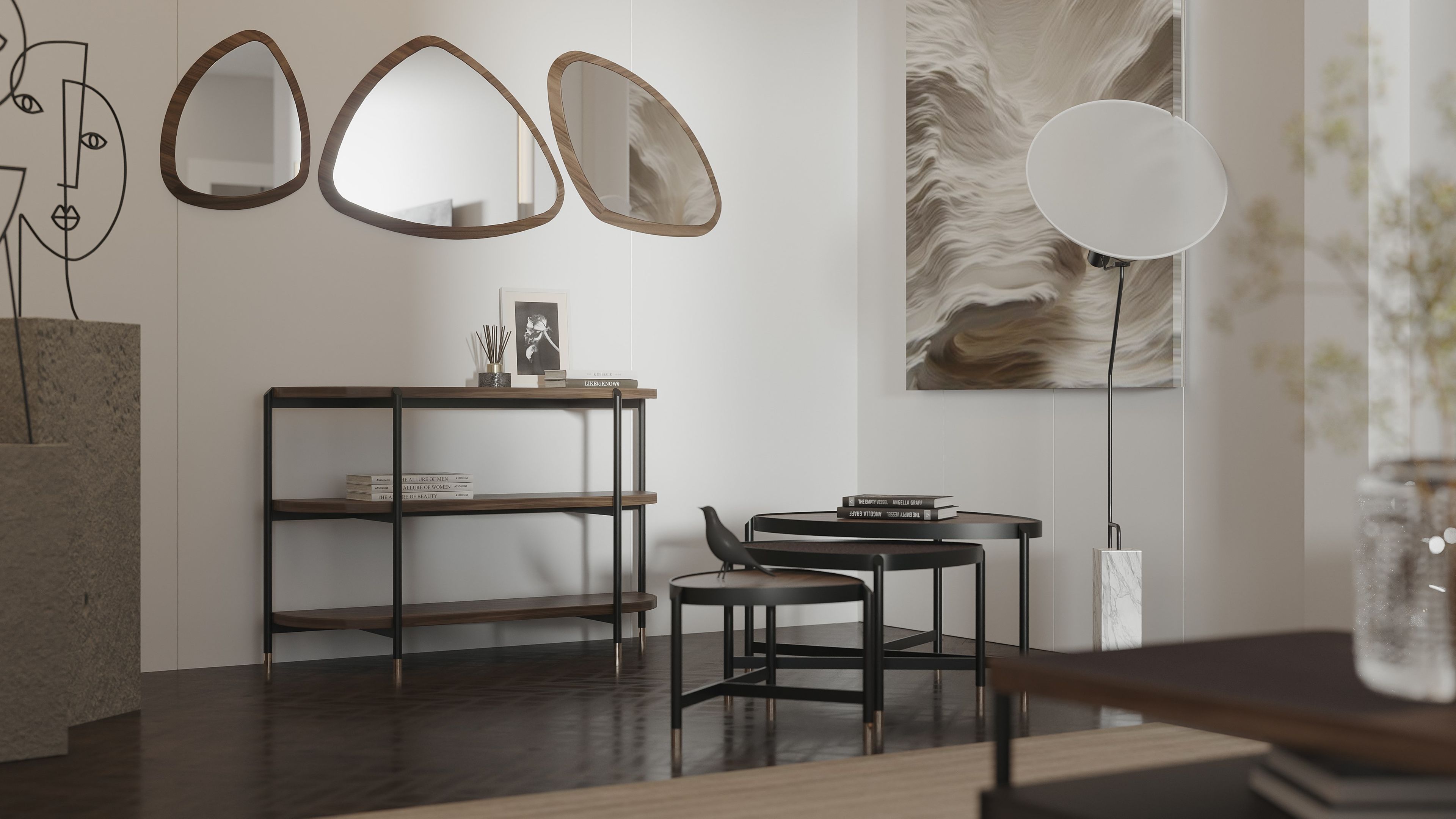 Низкий металлический журнальный столик animovel Ньюпорт ARCH-00136609 - Вид №1