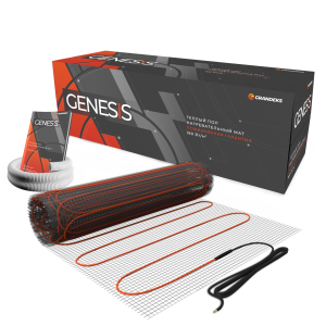 90666785 Нагревательный мат для теплого пола Genesis 5 м² 900 Вт STLM-0330327 GRANDEKS