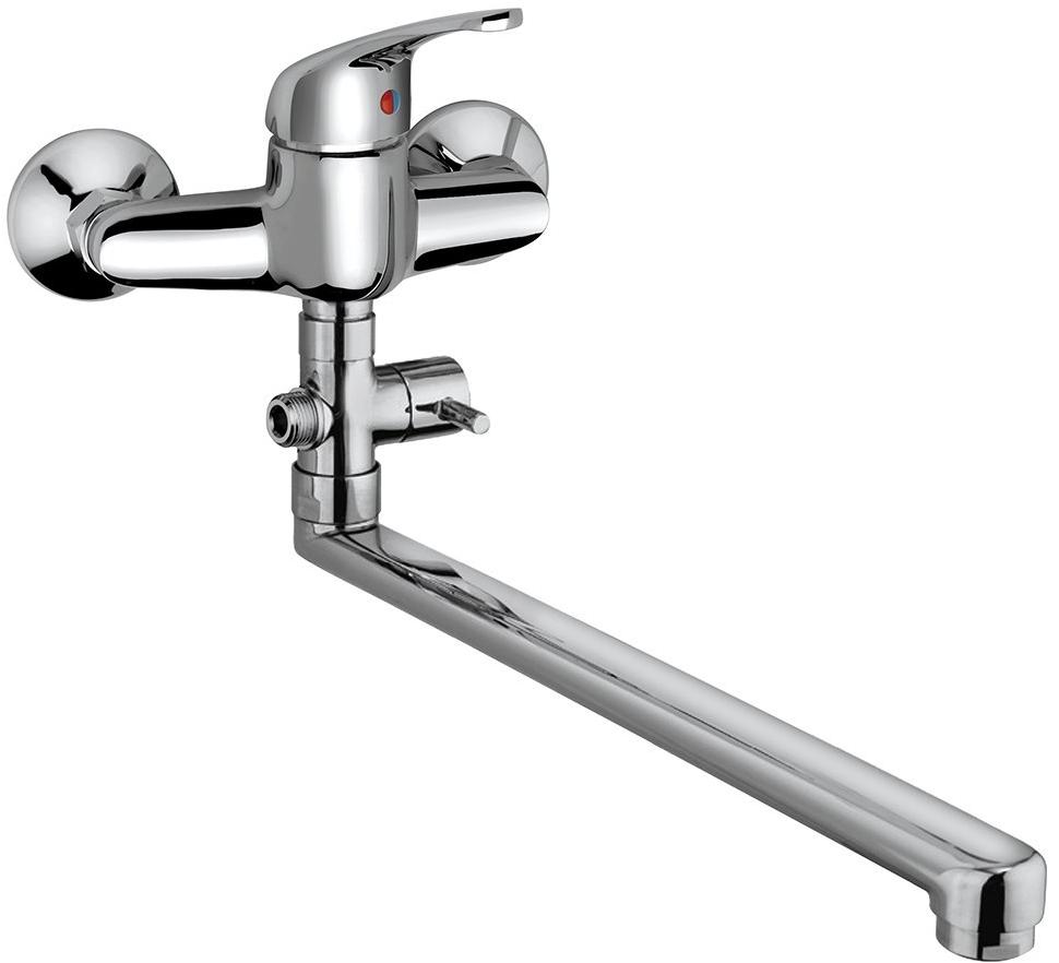 Paini Creta 42CR119CAKM смеситель для ванны с длинным изливом