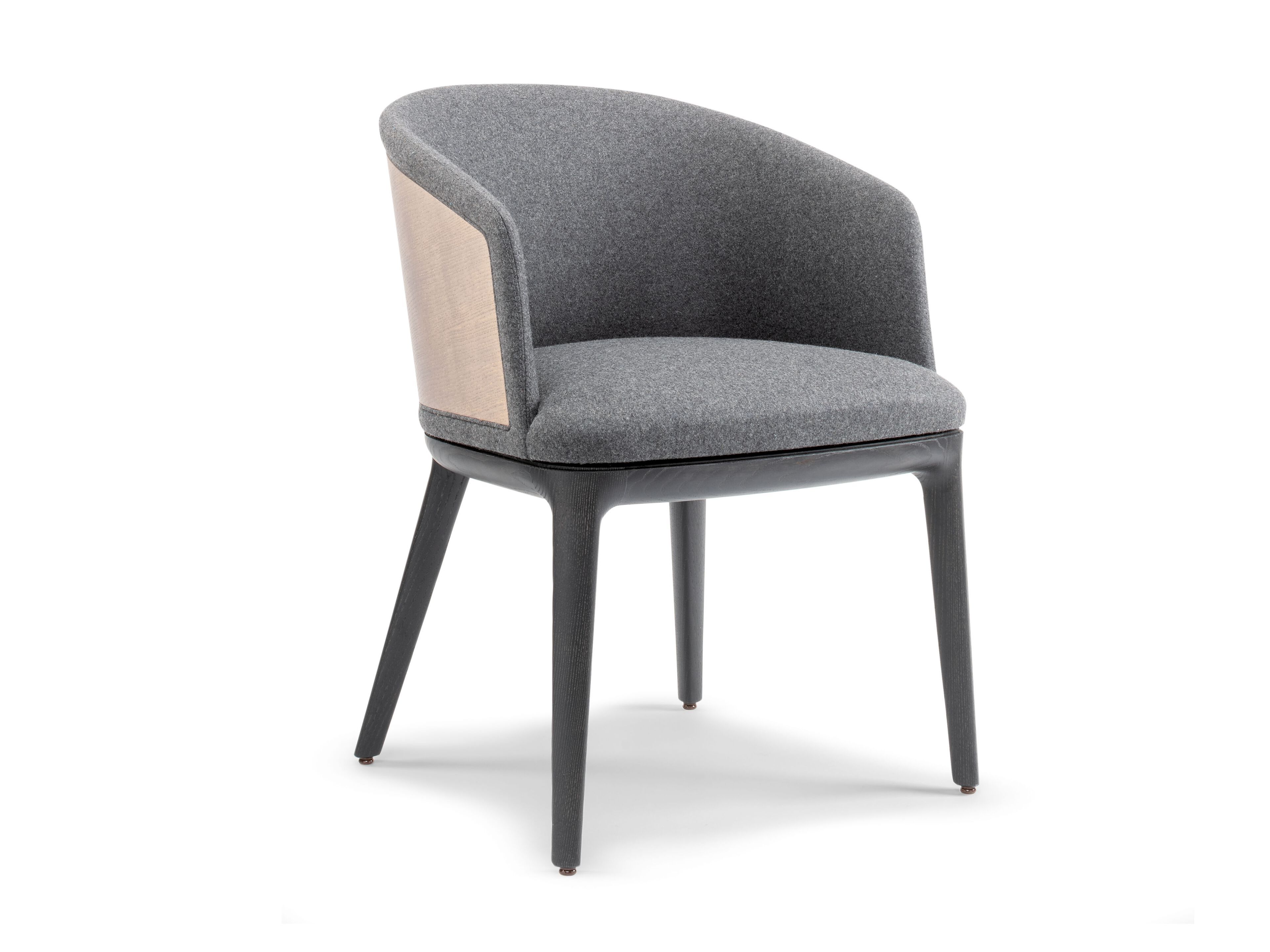 Мягкое деревянное низкое кресло с подлокотниками Riccardo Rivoli Niù ARCH-00068219 - Вид №1