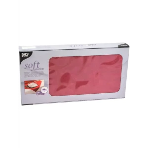 91501869 Скатерть на стол нетканая Papstar PS-82329 80x80 см 20 шт в упаковке цвет бордовый STLM-0835619
