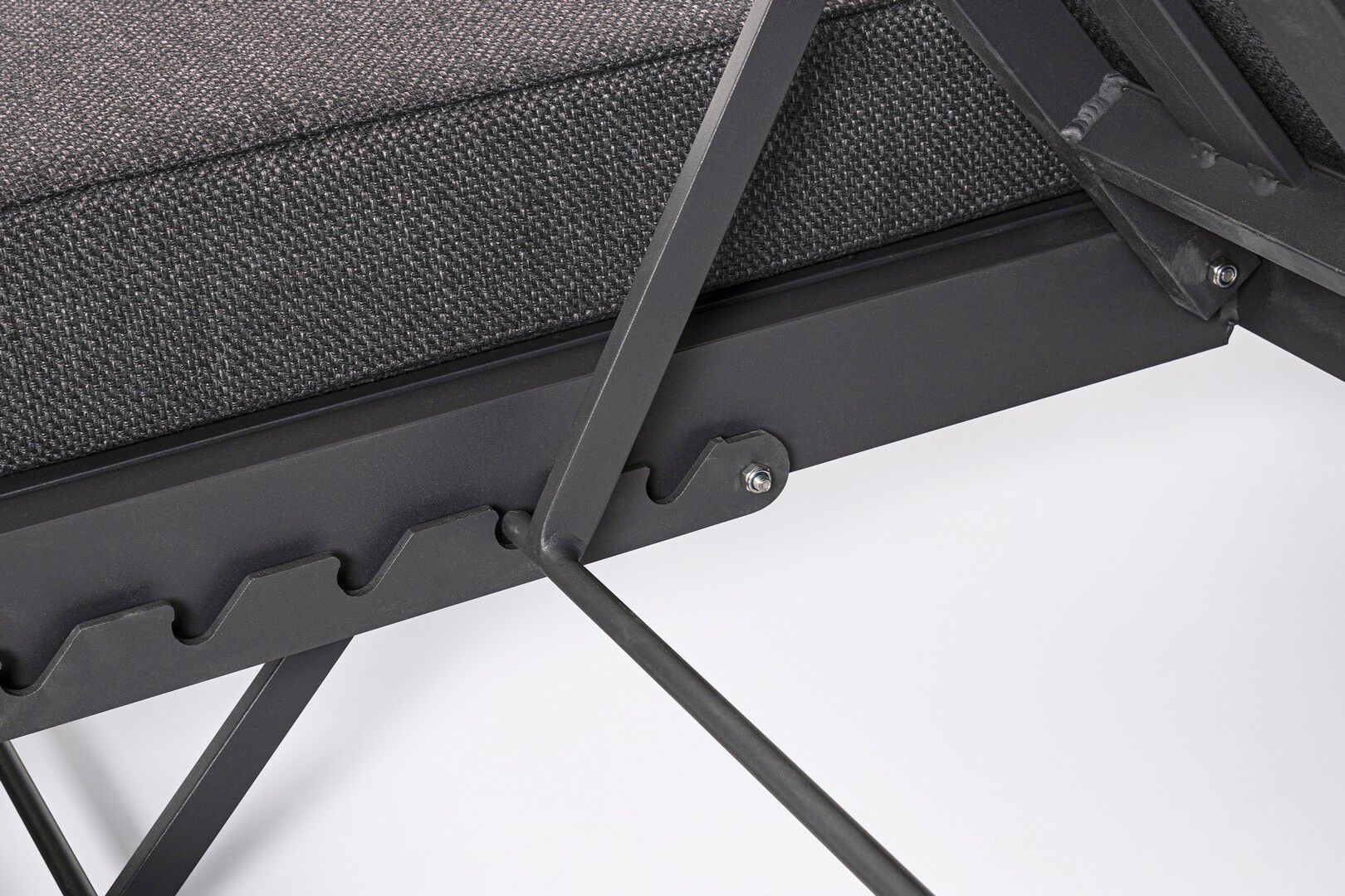 Двуспальная Садовая кровать с откидной спинкой из ткани BIZZOTTO Infinity ARCH-00146057 - Вид №20