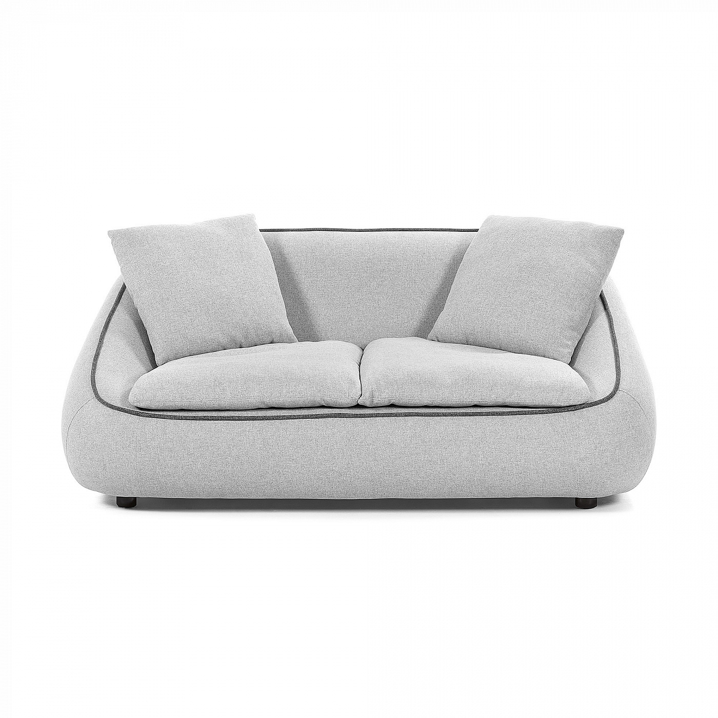 069448 Диван 2х местный светло-серый La Forma Safira - Вид №3