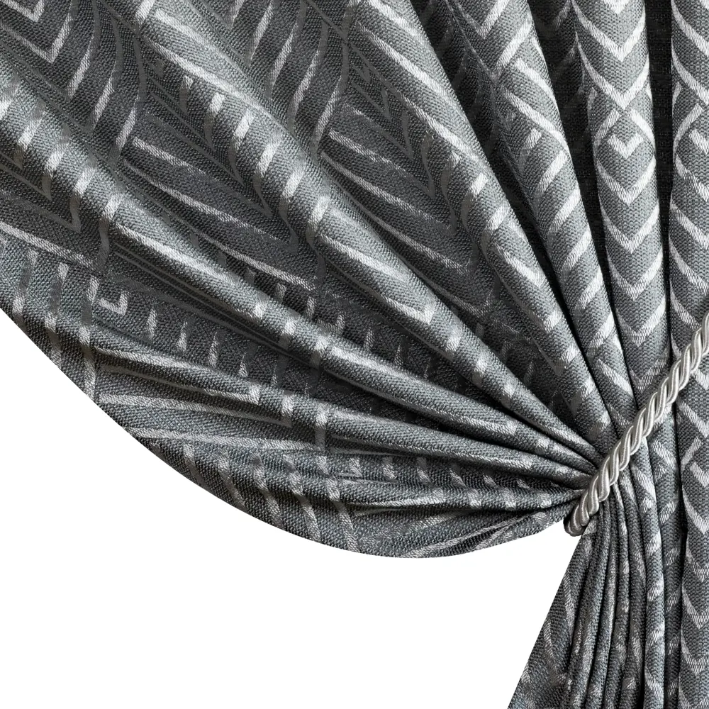 Штора на ленте Фоджа 160x260 см цвет серый GARDEN STLM-2064762