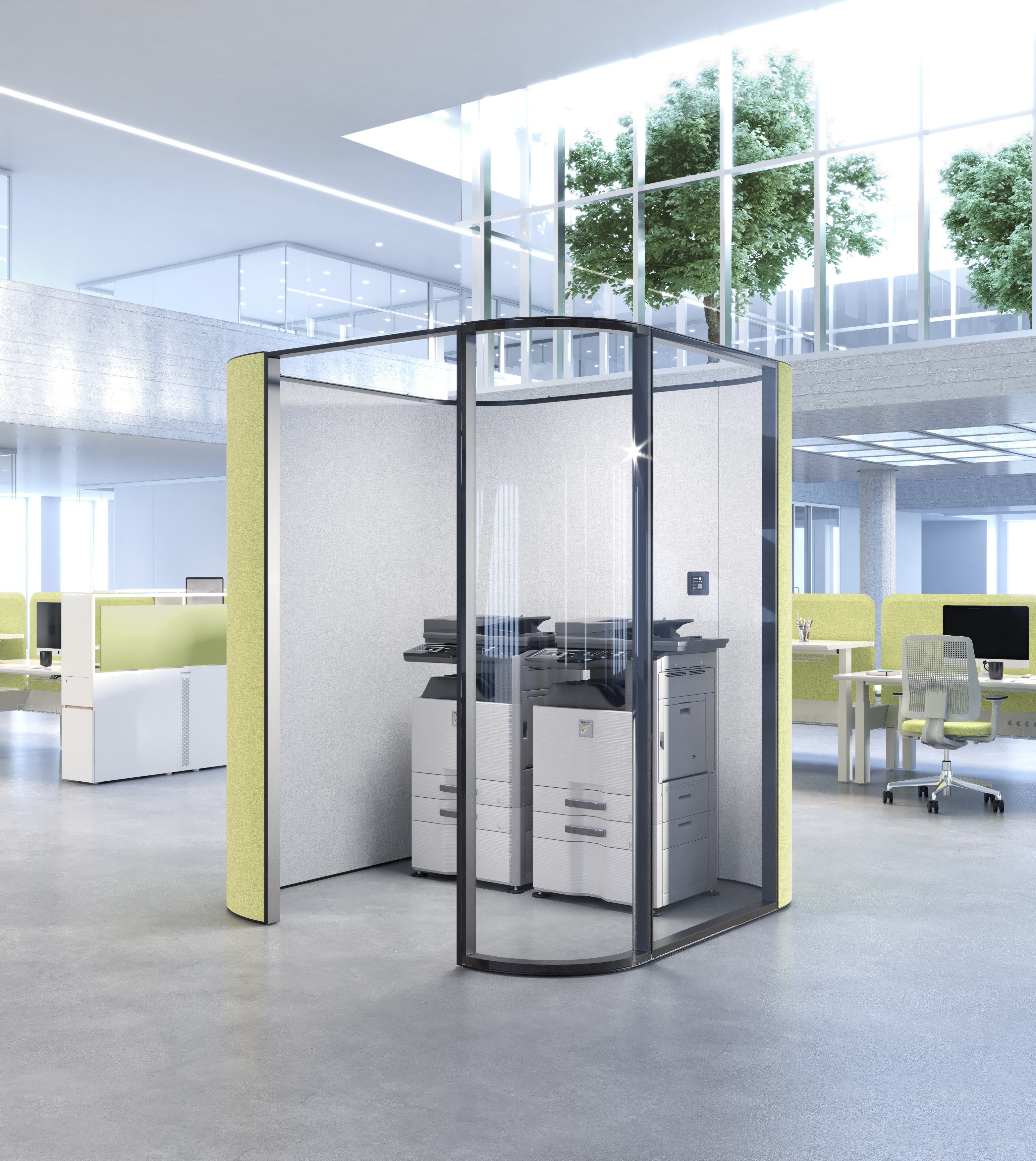 Акустическая офисная кабина со встроенным освещением ESTEL GROUP Collaborative Room ARCH-00057286 - Вид №1