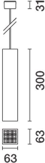 iGuzzini Светодиодный подвесной светильник из алюминия Laser blade xs sun-id-1420054 - Вид №6