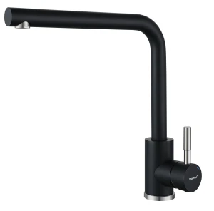 Кухонный смеситель Z-5411 черный GranFest QUARZ