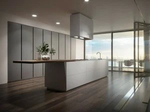 SCIC Модульная кухня без ручек Design kitchens collection
