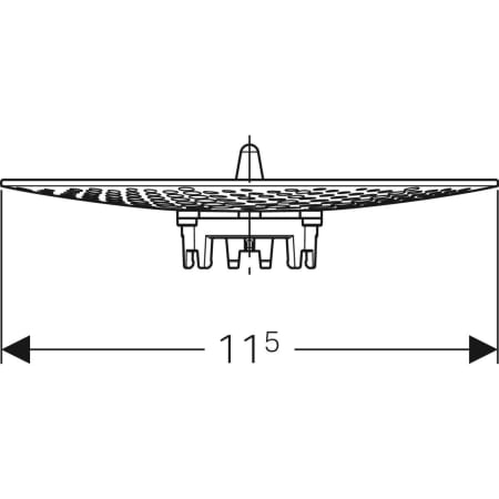 GEBERIT 116.067.00.1 Сетчатый фильтр Geberit для адаптера сифона d103–125  - Вид №2