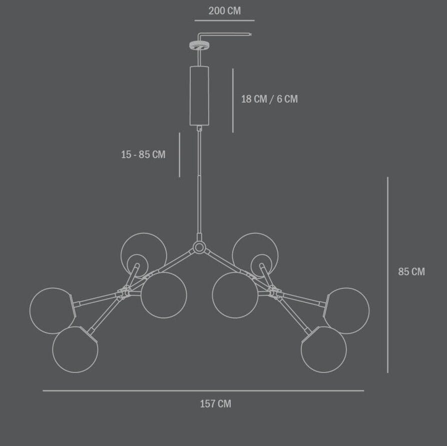Металлическая люстра 101 Copenhagen ARCH-00133174 - Вид №1