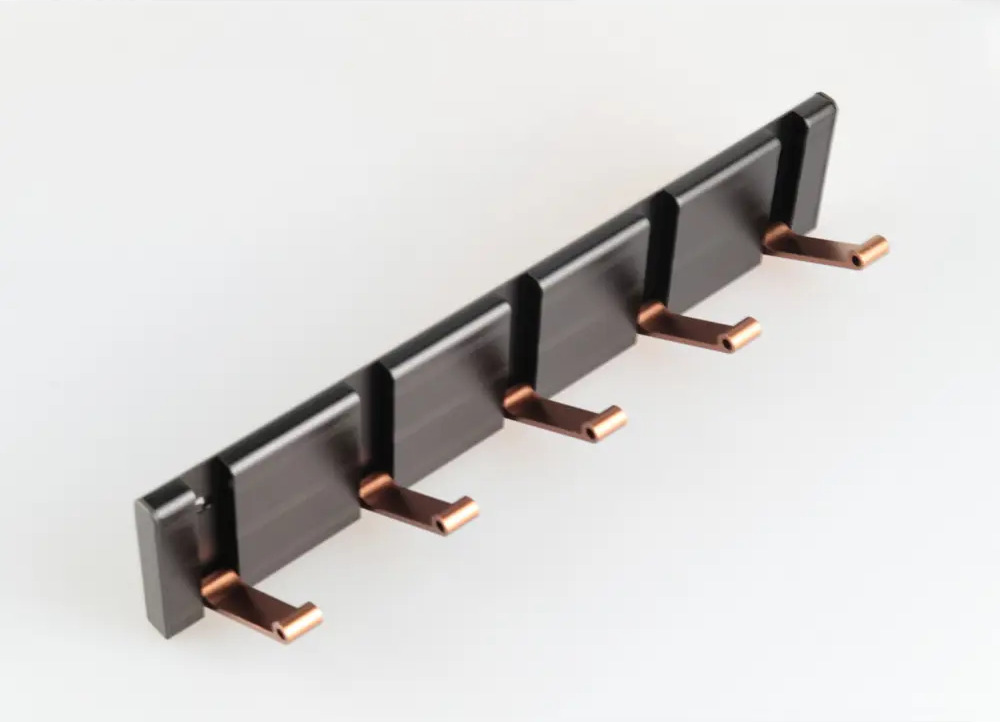 90997549 Крючок Brante Flip 5 1.3x7x1.3 см 5 крючков цвет кофе STLM-1089338