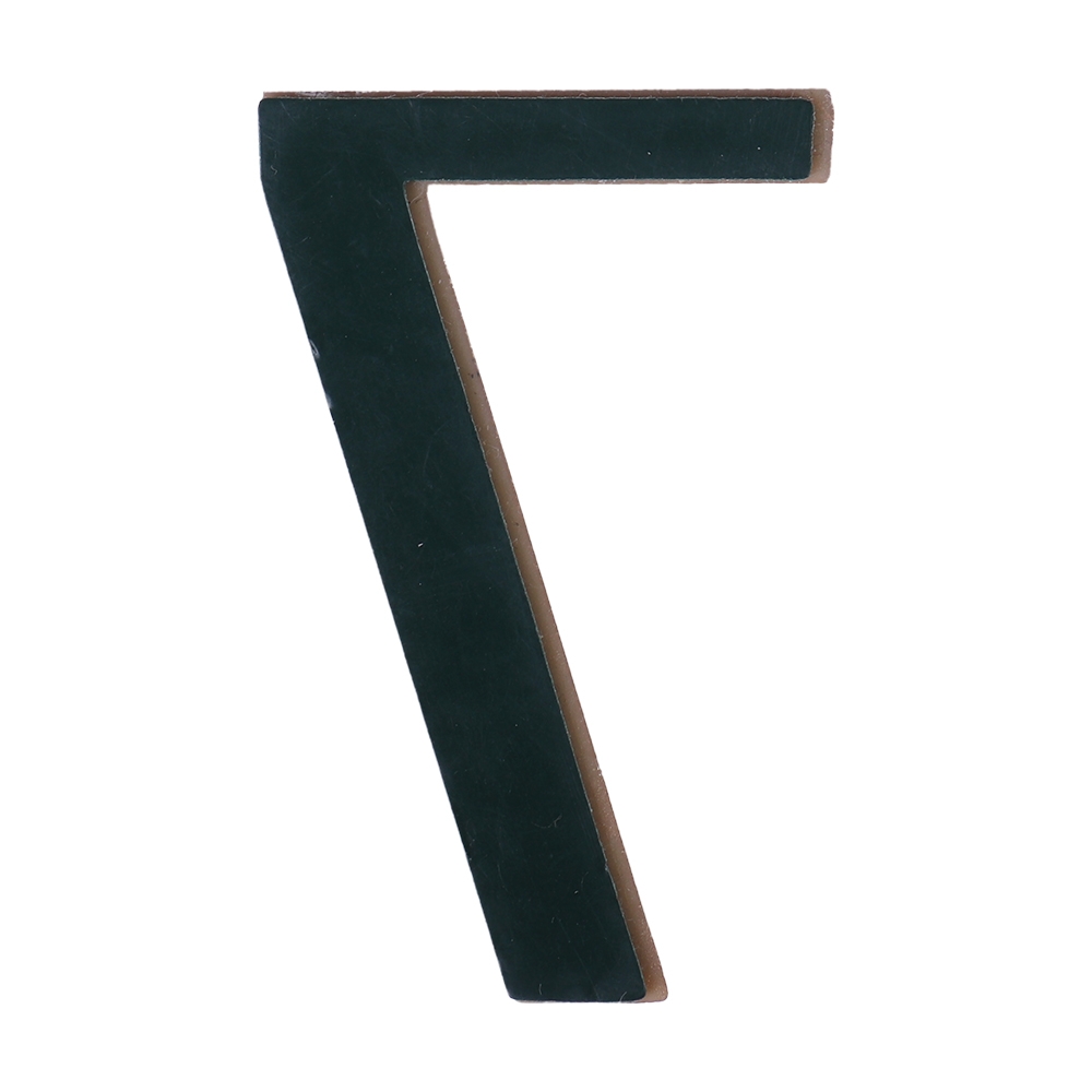 Дверной номер  «7», 37х5х60 мм, золото LJPS0094 Public Steel Россия  - Вид №1