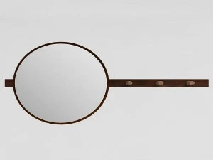 TrackDesign Corten ™ зеркало / вешалка для одежды  Dc1117000