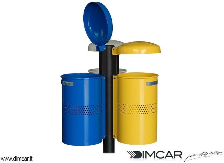 DIMCAR Урна металлическая для раздельного сбора мусора  423  - Вид №1