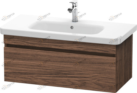 DS638202121 Тумбочка подвесная DuraStyle #DS6382 930 x 448 мм Орех темный декор Duravit
