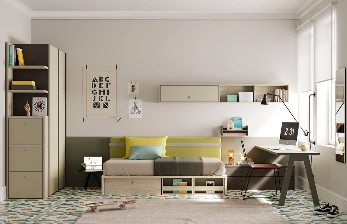 103538 Мебельная композиция с раскладной кроватью La Grama Nido Santreyd