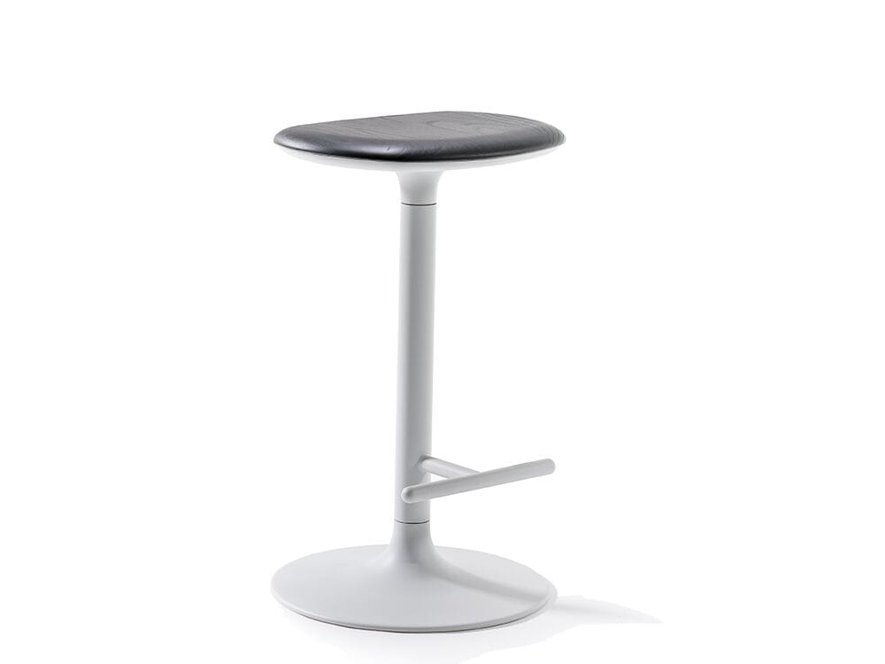 Высокий стул из стали и дерева с подставкой для ног Infiniti Flink ARCH-00085465 - Вид №1