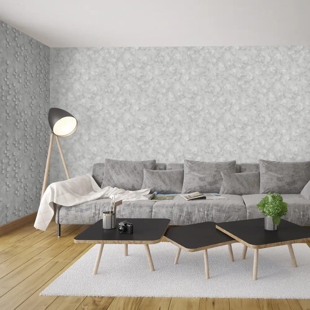 Обои флизелиновые Grandecolife Fort темно-серые 1.06 м GDR143123 STLM-2035534 - Вид №4