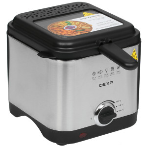 5416602 Фритюрница DEXP DF-900 серебристый
