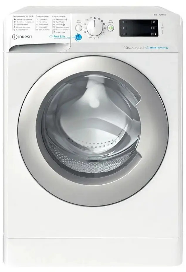 91057664 Стиральная машина Indesit Bwse 81293x wsv ru 59.5x85x47.5 см 8 кг цвет белый STLM-0461427