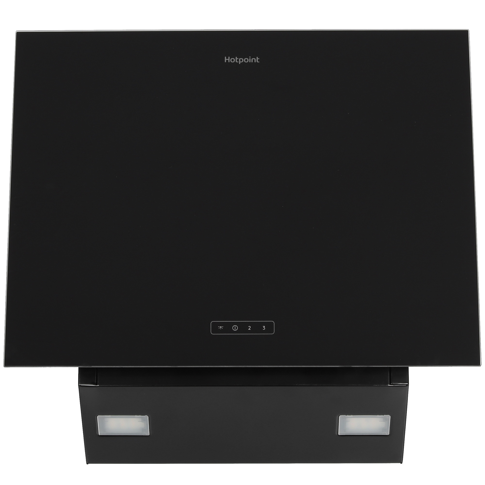 9006751 Вытяжка наклонная Hotpoint HPHV 62FLT BL черный/черный STDN-0020830 - Вид №1