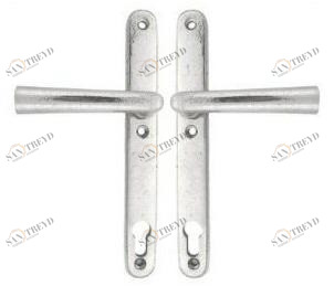 Dauby Металлическая ручка на пластине с накладкой Pure® 10057