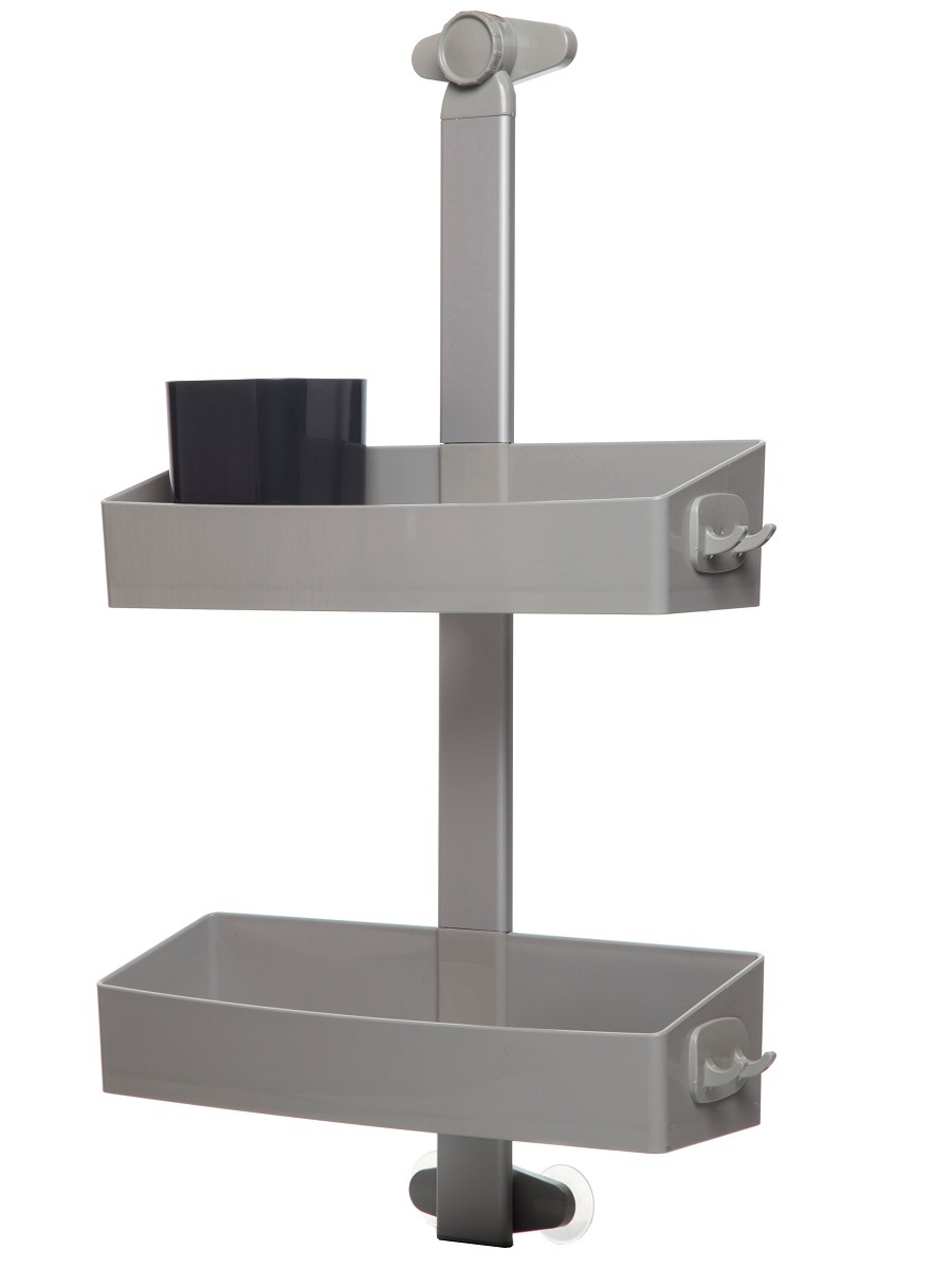 Полка для душа Crafty White Metallic Grey/Anthracite NAVAKO 10076 - Вид №1