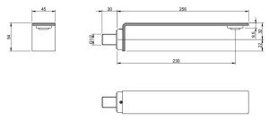 Однорычажный смеситель для раковины из нержавеющей стали