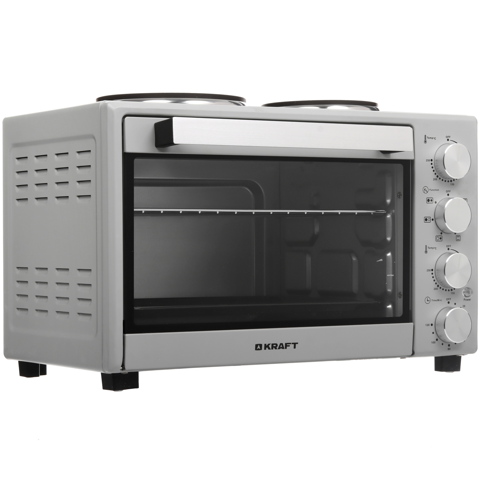 9080985 Мини-печь Kraft KFC-MOHP 380 HGR серый STDN-0147695 - Вид №1