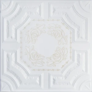 Плитка потолочная экструдированный полистирол золото Формат Империал 50 x 50 см 2 м²