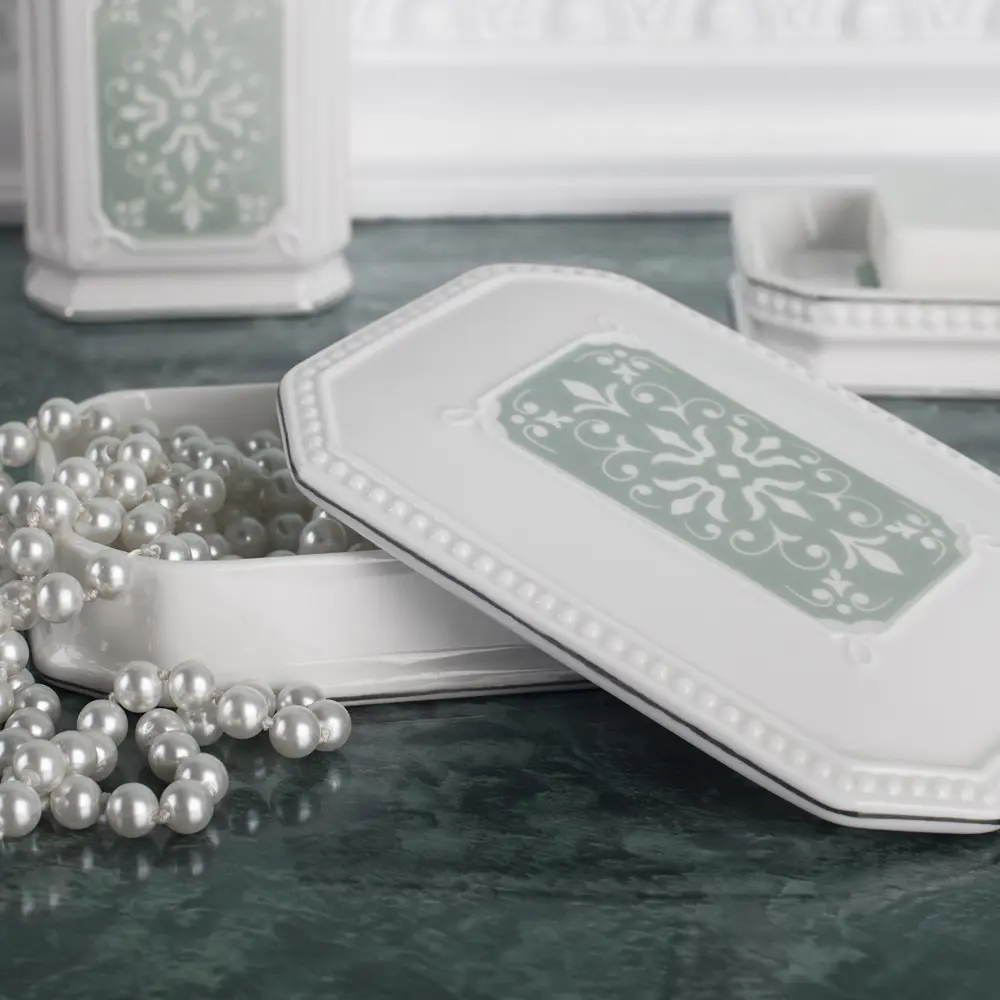 Шкатулка Hermitage цвет белый WESS STLM-2071090 - Вид №2