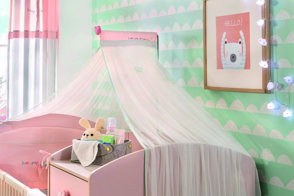 Балдахин на детскую кроватку Baby Girl CILEK BABY GIRL 00-3832086 Белый Santreyd  - Вид №1