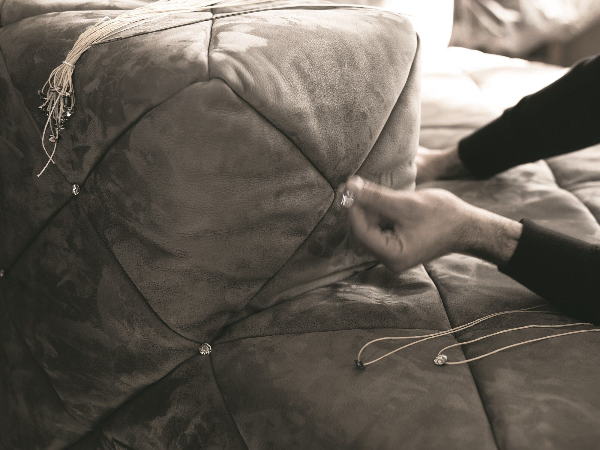 Кожаный диван capitonné Longhi Loveluxe ARCH-00066266 - Вид №7