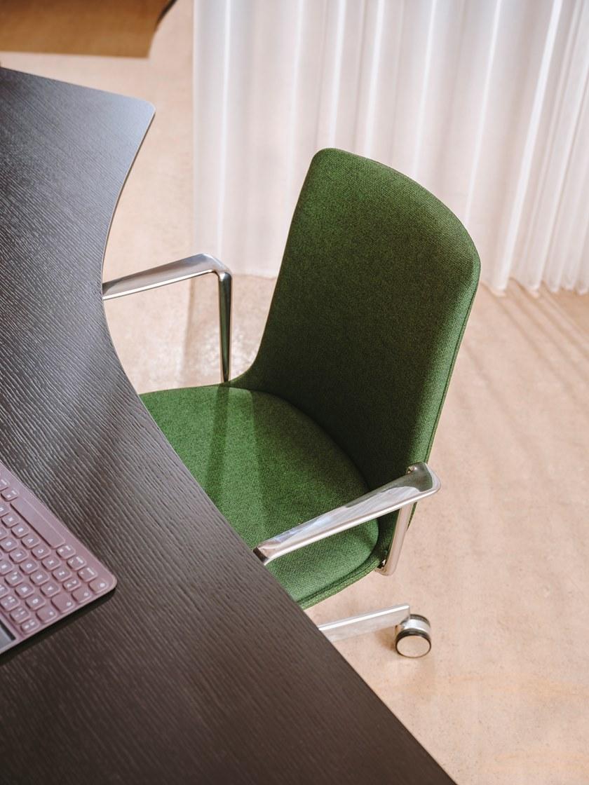 ENEA Офисный стул из ткани с подлокотниками Lottus high sun-id-1460786 - Вид №6