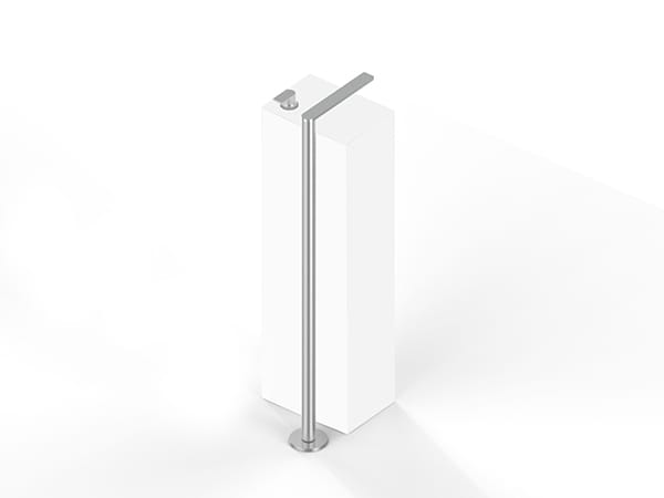 Смеситель для раковины из нержавеющей стали с 2 отверстиями Zazzeri Q316 ARCH-00082437 - Вид №1