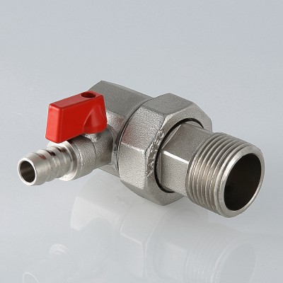 VT.537.N.06 Сгон-отсекатель с дренажным краном Valtec 1"  - Вид №3