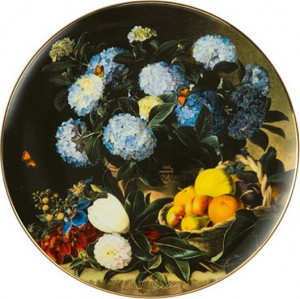 10570140 Goebel Блюдо 36см "Голубые гортензии"