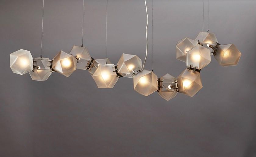 GABRIEL SCOTT Светодиодная подвесная лампа из дутого стекла Welles sun-id-1388442 - Вид №9