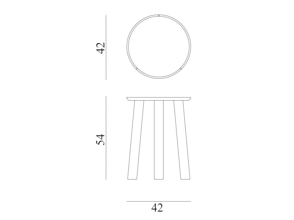Круглый каменный журнальный столик Остуни Exteta Stone Line ARCH-00124552 - Вид №23